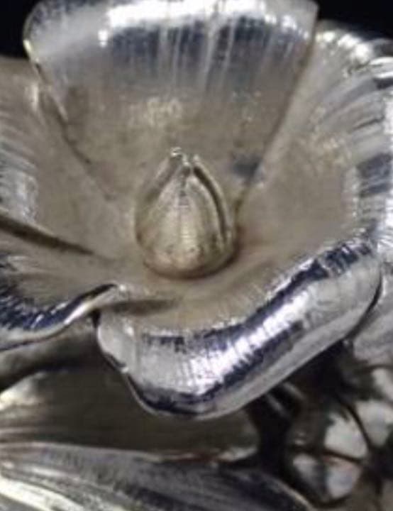 希少品　クリストフル製　仏銀器　1907年作　アネモネ　実用可能　1.8リットル