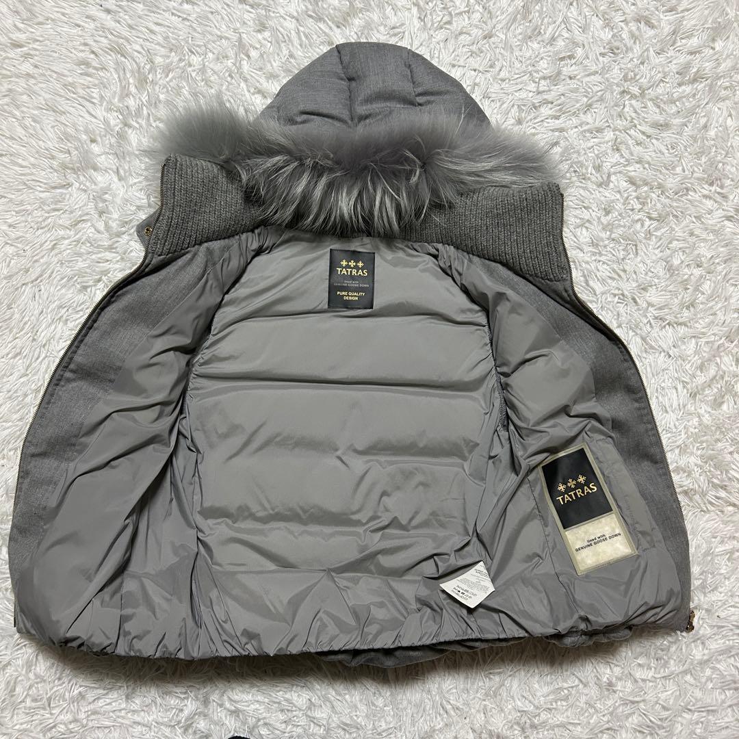 【極美品】 TATRAS タトラス ダウンベスト ルセラ ファーフード