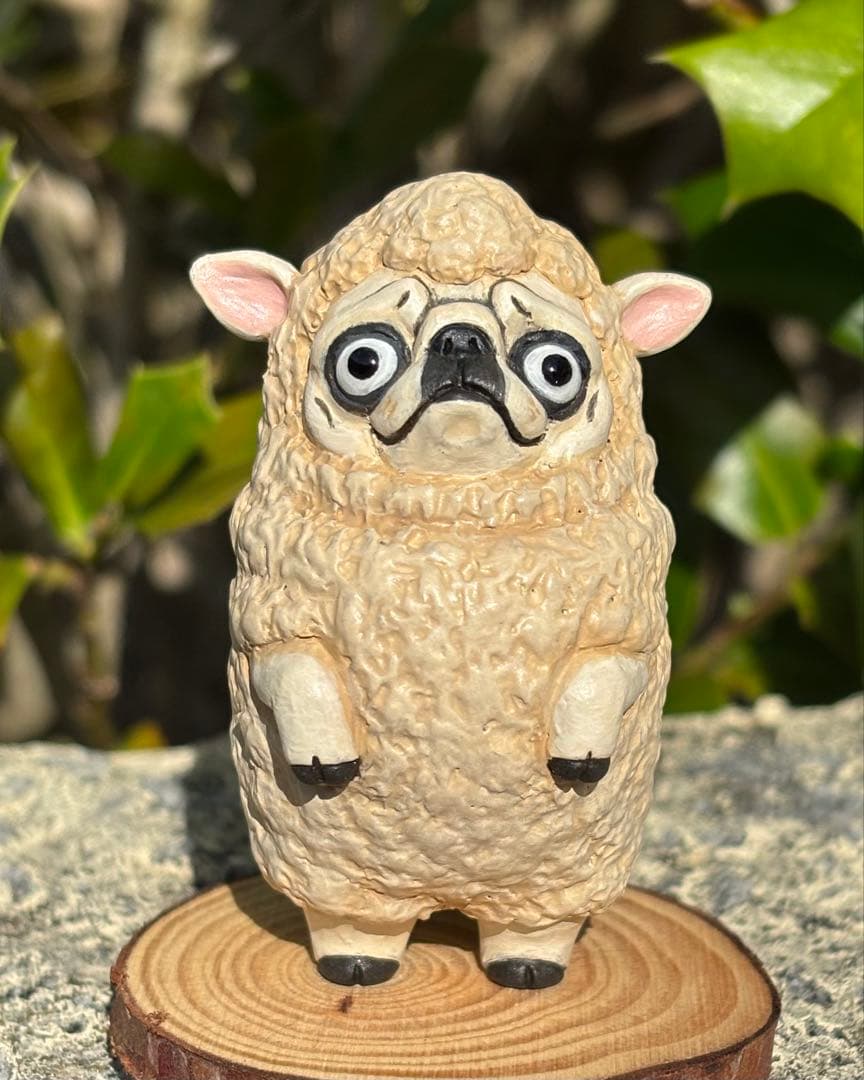 ひつじさん:おパグさんワールド(一点もの)