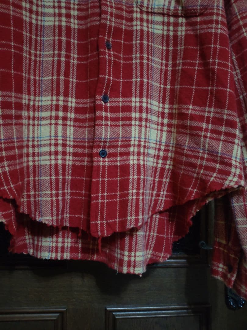 SUNSEA　23AW Shrinkage Check Shirt