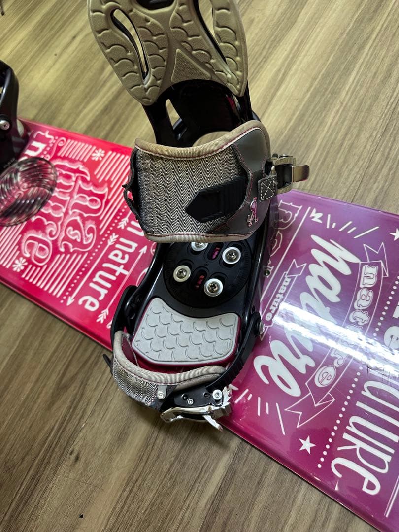 スノーボード nature 142cmビンディングSALOMON size XS
