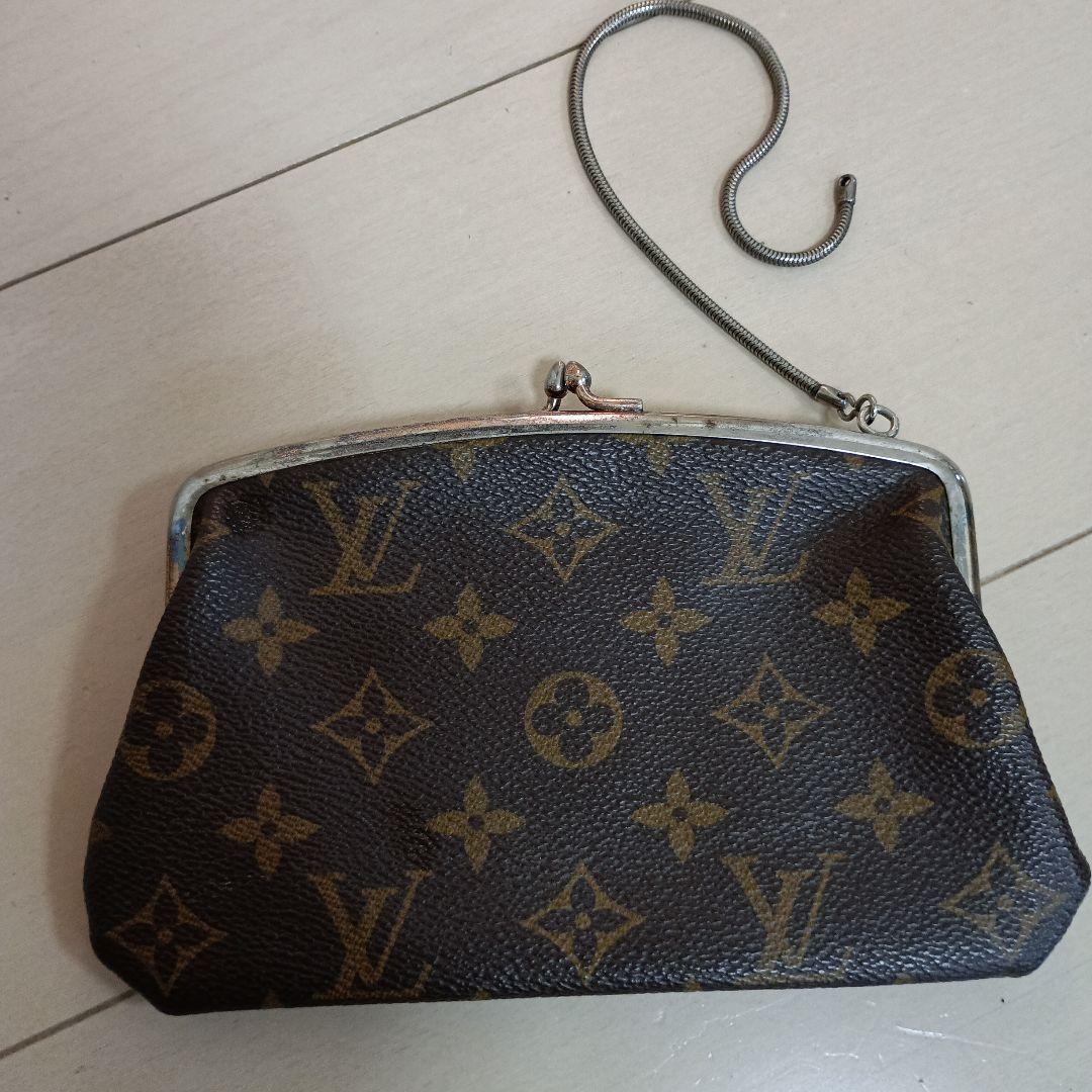 LOUIS VUITTON　がま口ポーチ　USA ヴィトン　バケット　付属品