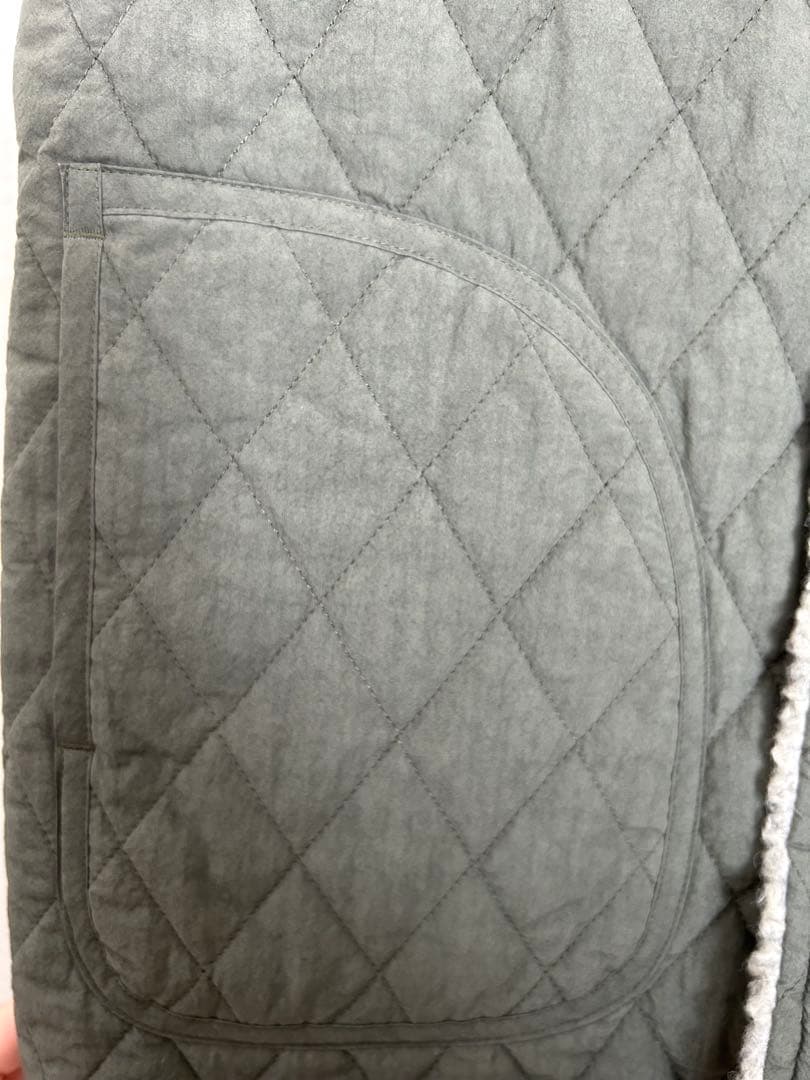 2023AW Veritecoeur リバーシブルボアベスト　カーキ