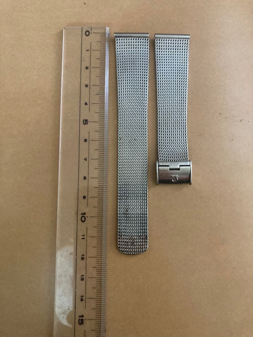 OMEGA ステンレススチール メッシュベルト 最終値下げ