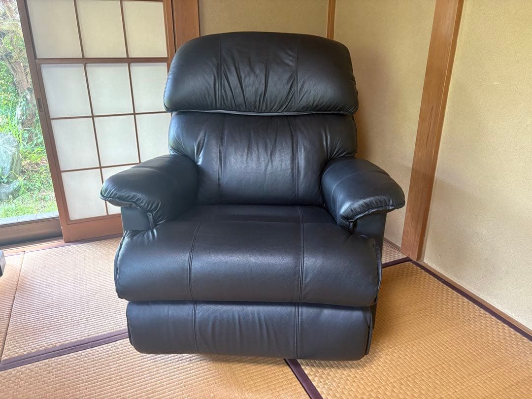 LA-Z-BOYレイジーボーイ　ロッキングリクライナー 一人掛けソファ 黒