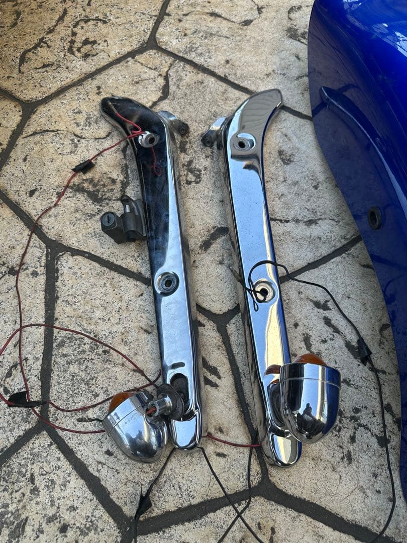 スティード純正リアフロントフェンダー、シート、ハンドルセット