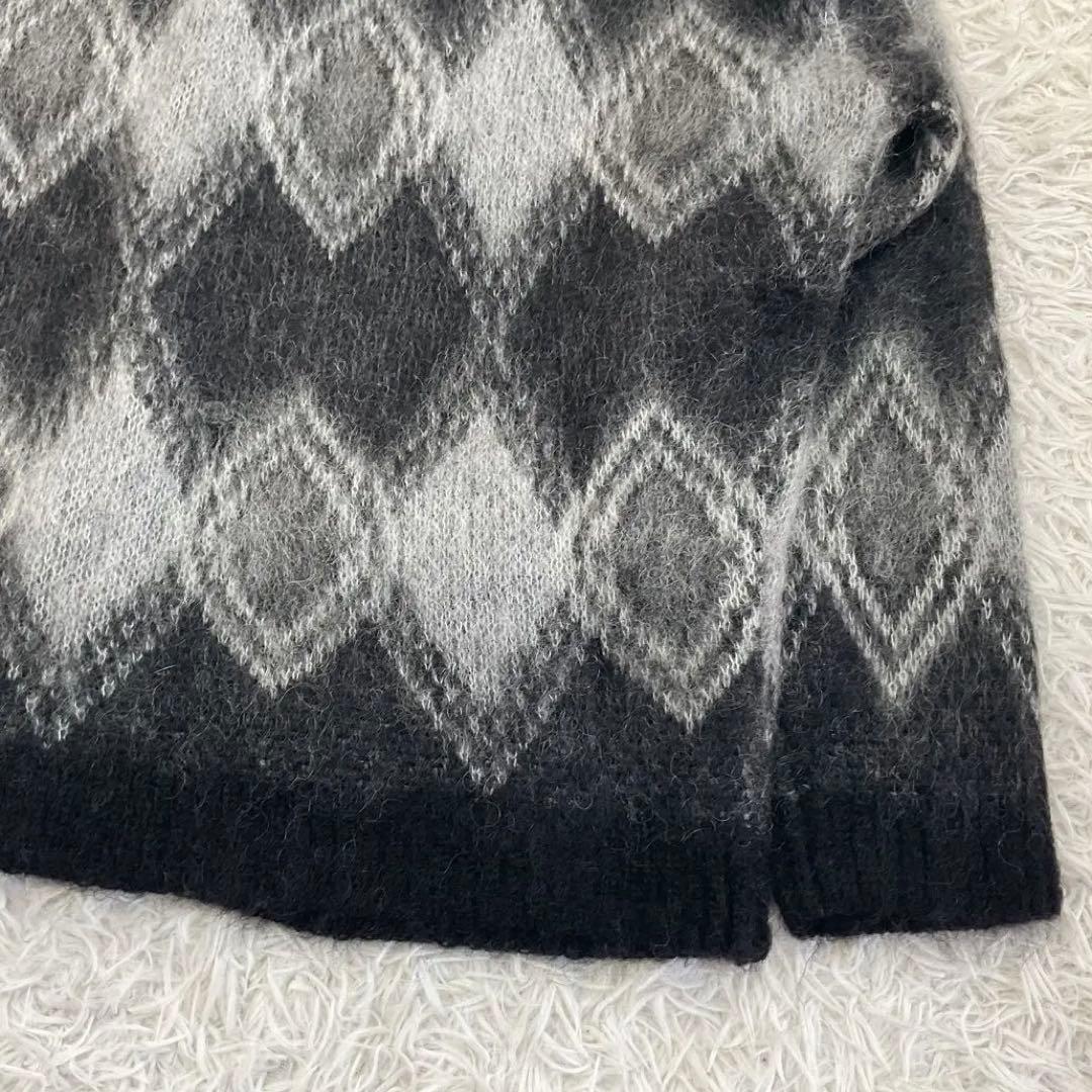 目*）様 ジャーナルスタンダード　アーガイル柄　モヘアカーディガン　カートコバー