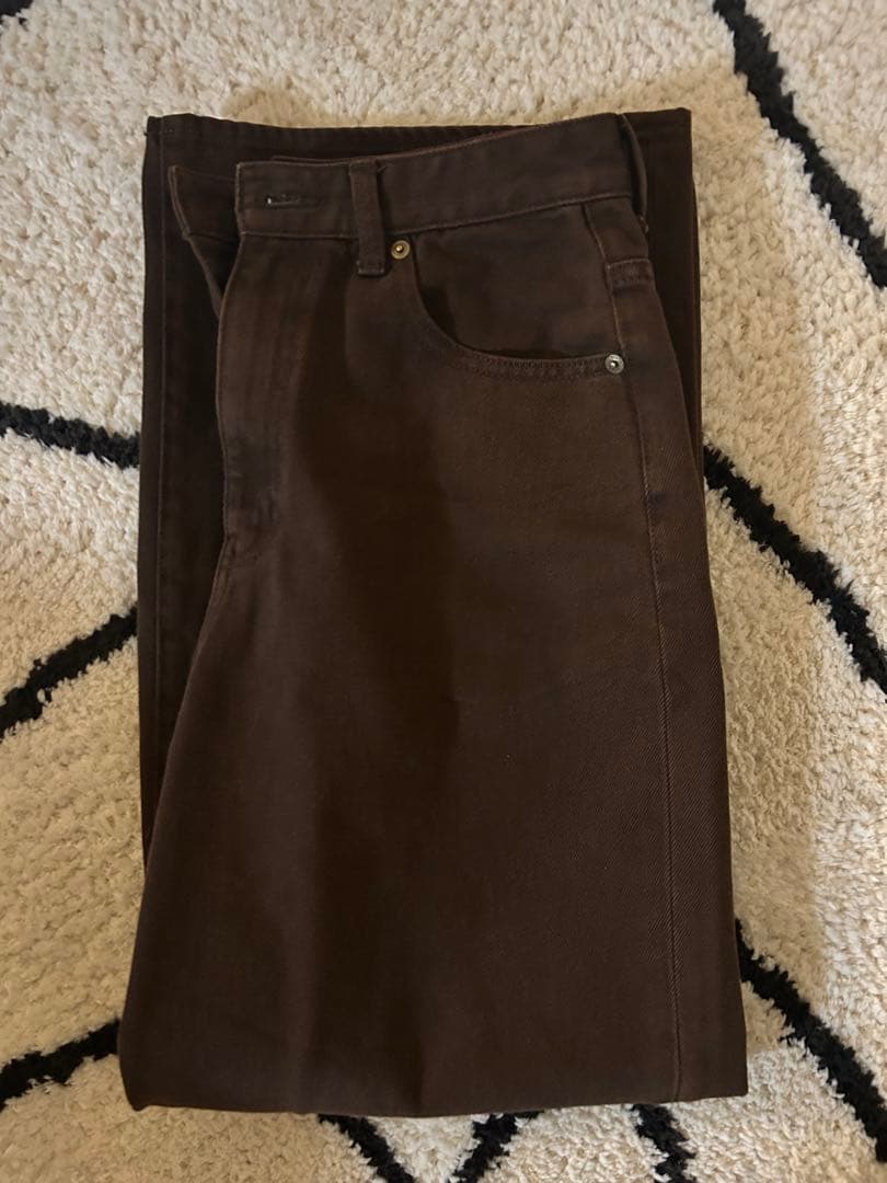 週末限定！美品【完売品searoomlynn】ワイドウエストローライズバギー