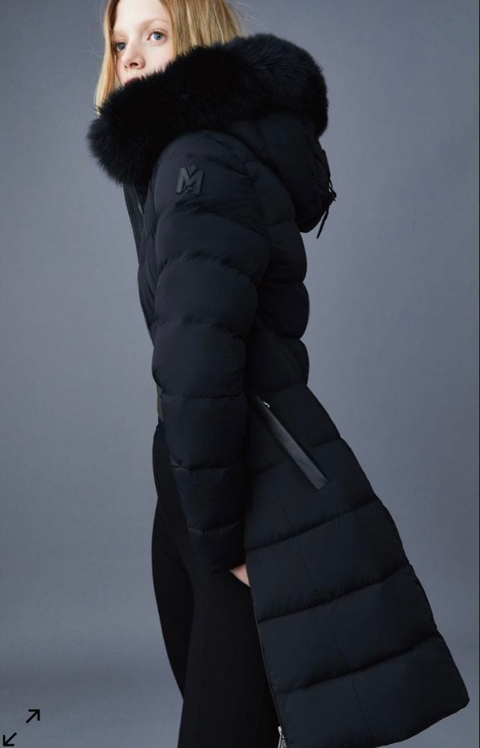 【ひなぽ】Mackage CALLA-BX ブラック ダウンSサイズ