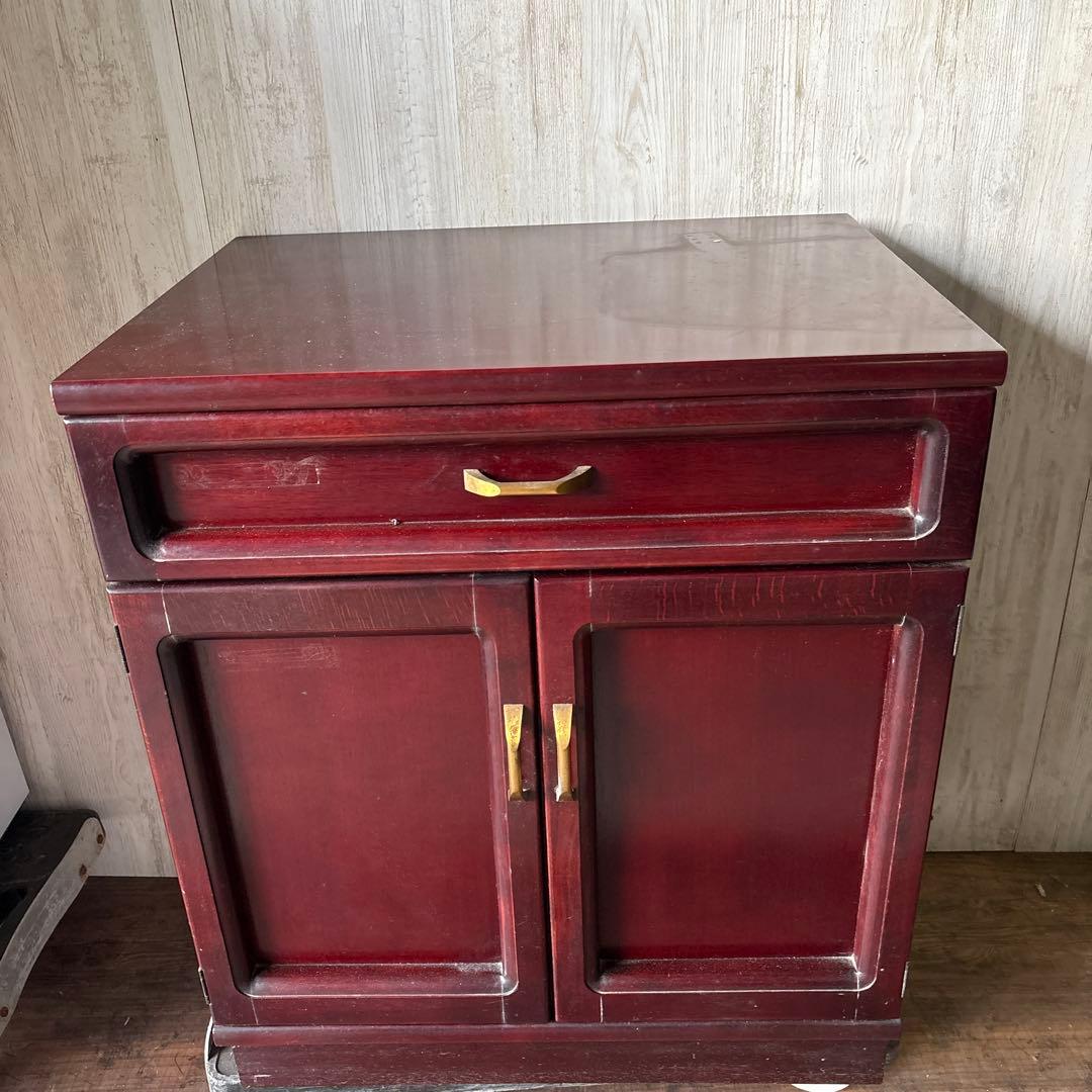 カリモク　karimoku　観音開き　ブラウン　チェスト　サイドボード