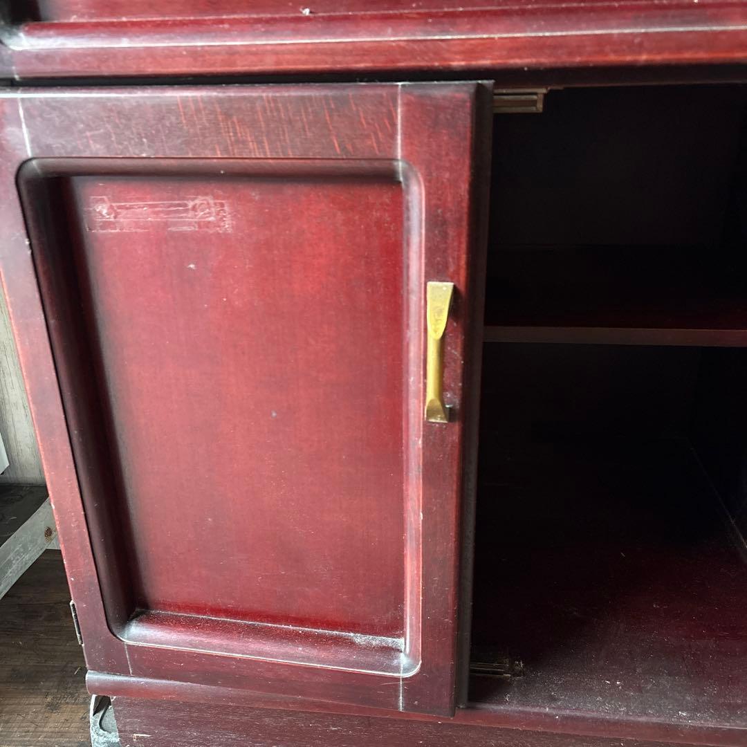 カリモク　karimoku　観音開き　ブラウン　チェスト　サイドボード