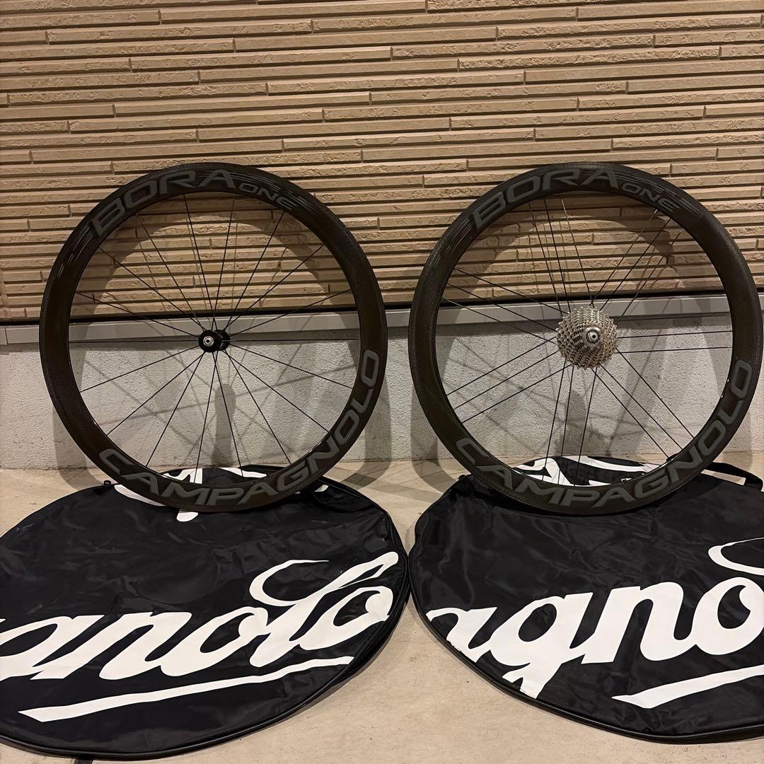 週末値下げ！カンパニョーロ ボーラワン50mm チューブラー シマノ11s