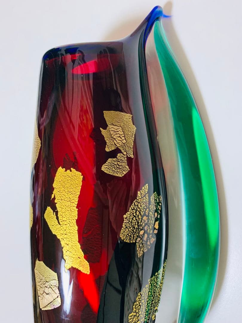 ガラス花瓶　作者不明大珍品