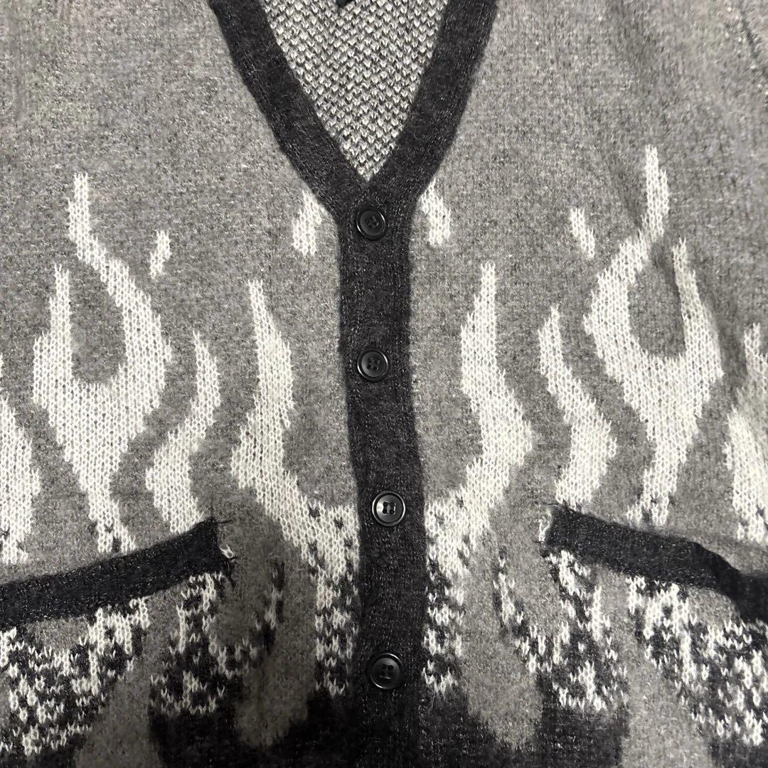 SCHOTT ファイヤーモヘア カーディガン