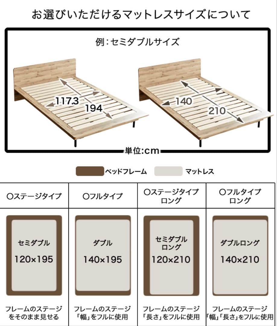 【札幌 直接引き取り限定】ダブル/クイーン　ベットフレーム