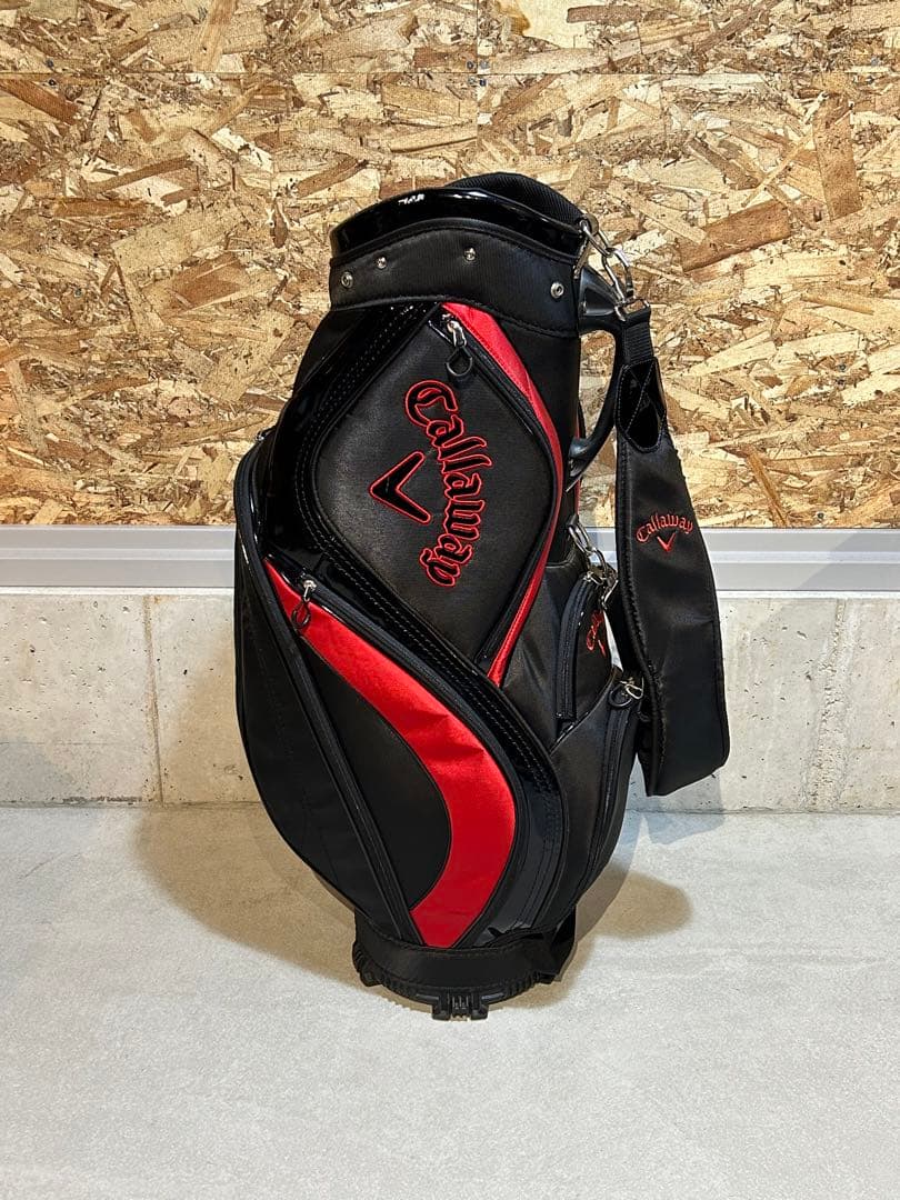 Callaway キャディバッグ 人気の黒赤　軽量モデル