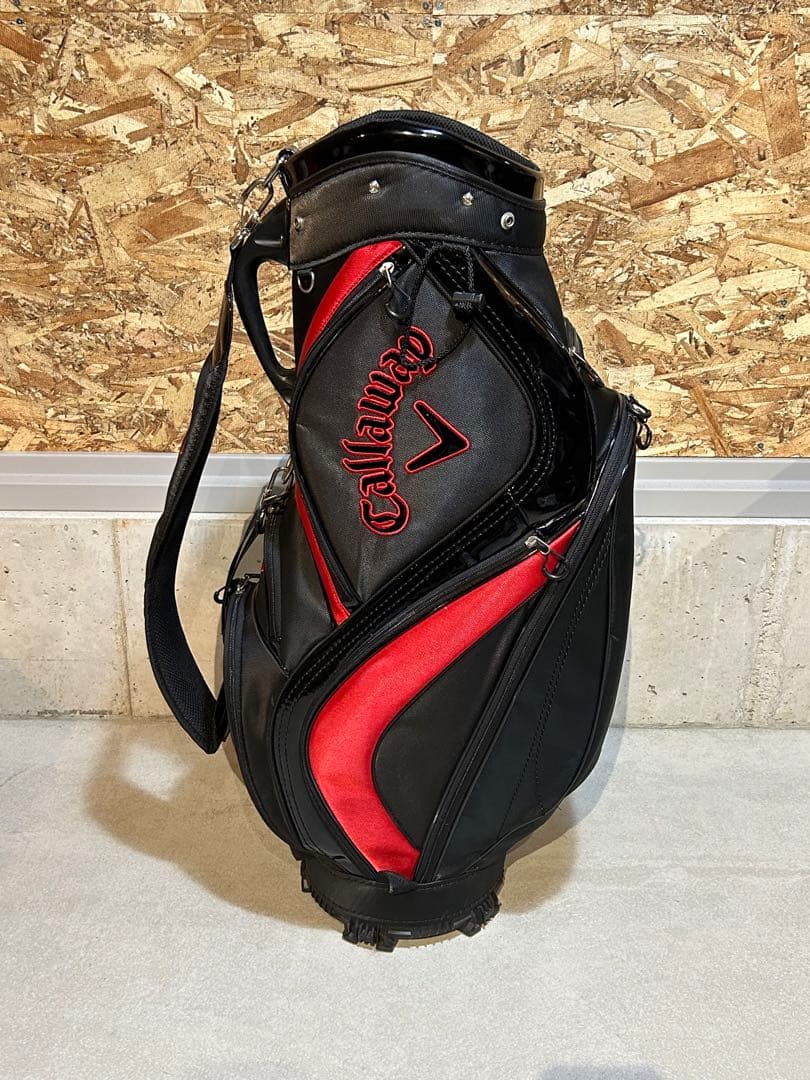 Callaway キャディバッグ 人気の黒赤　軽量モデル