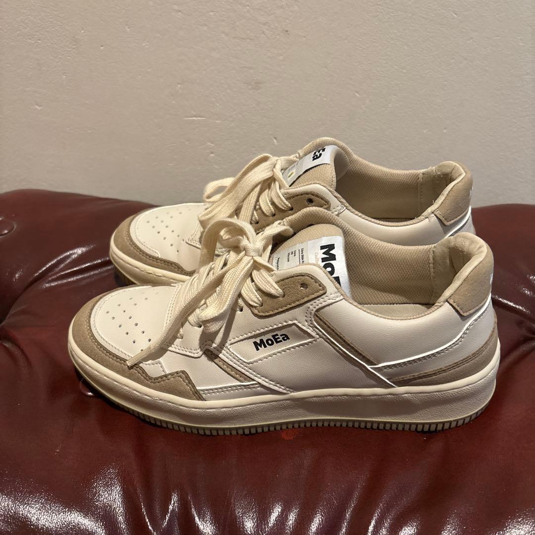 MoEa カジュアルスニーカー クリーム/ベージュ