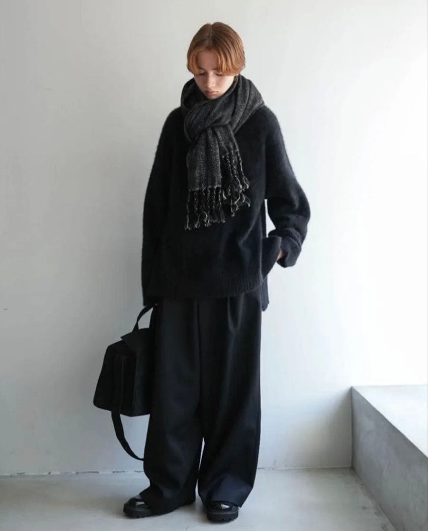 ま*ら様 CTHY HIGH-END YAK WOOL FRINGE STOLE