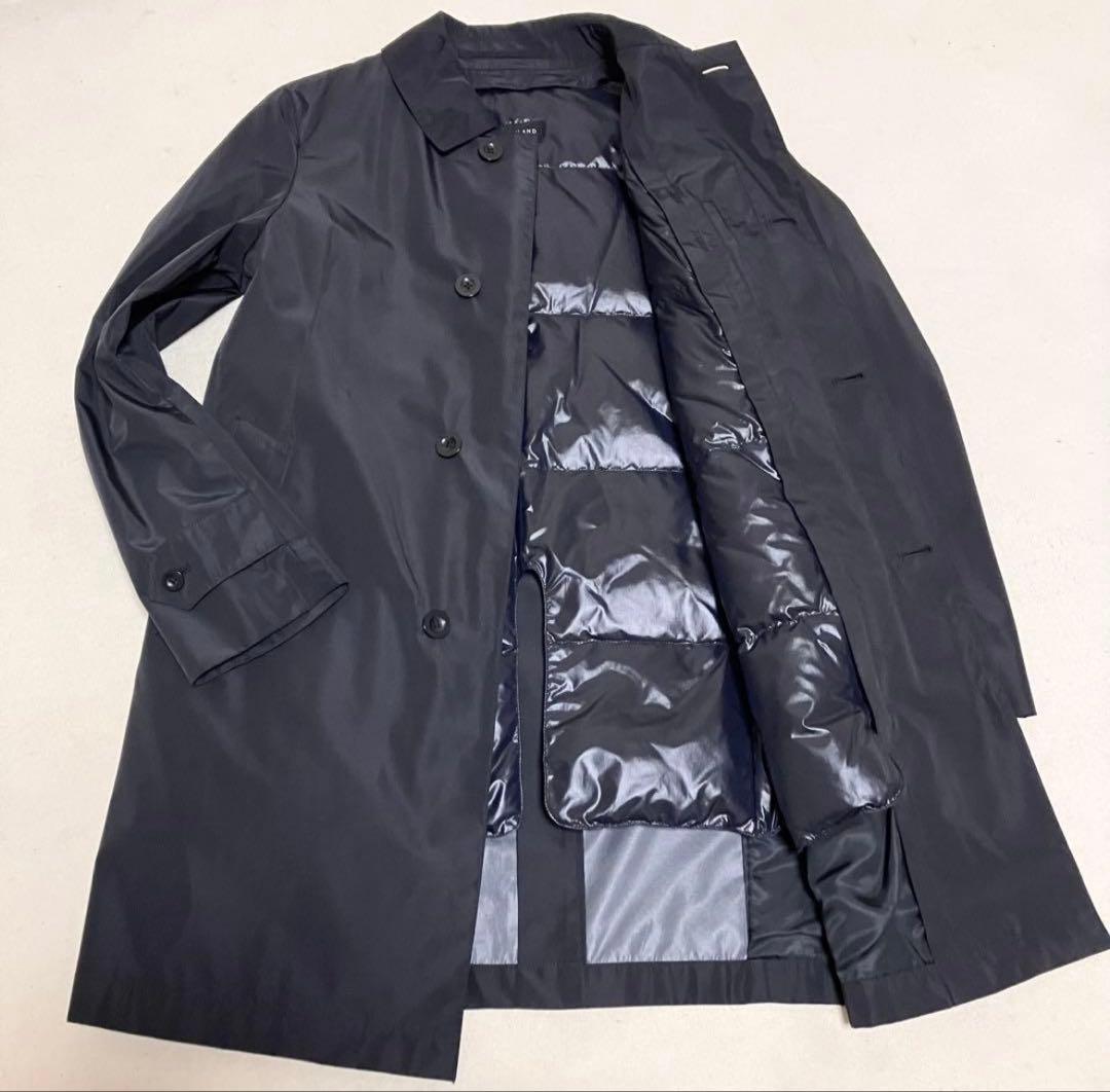 tomorrowlandトゥモローランド　ステンカラーコート　ダウンライナー