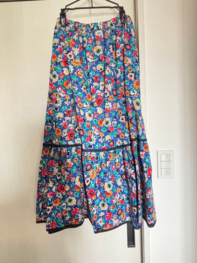 Dot＆Stripes CHILD WOMAN サマーフラワープリント スカート