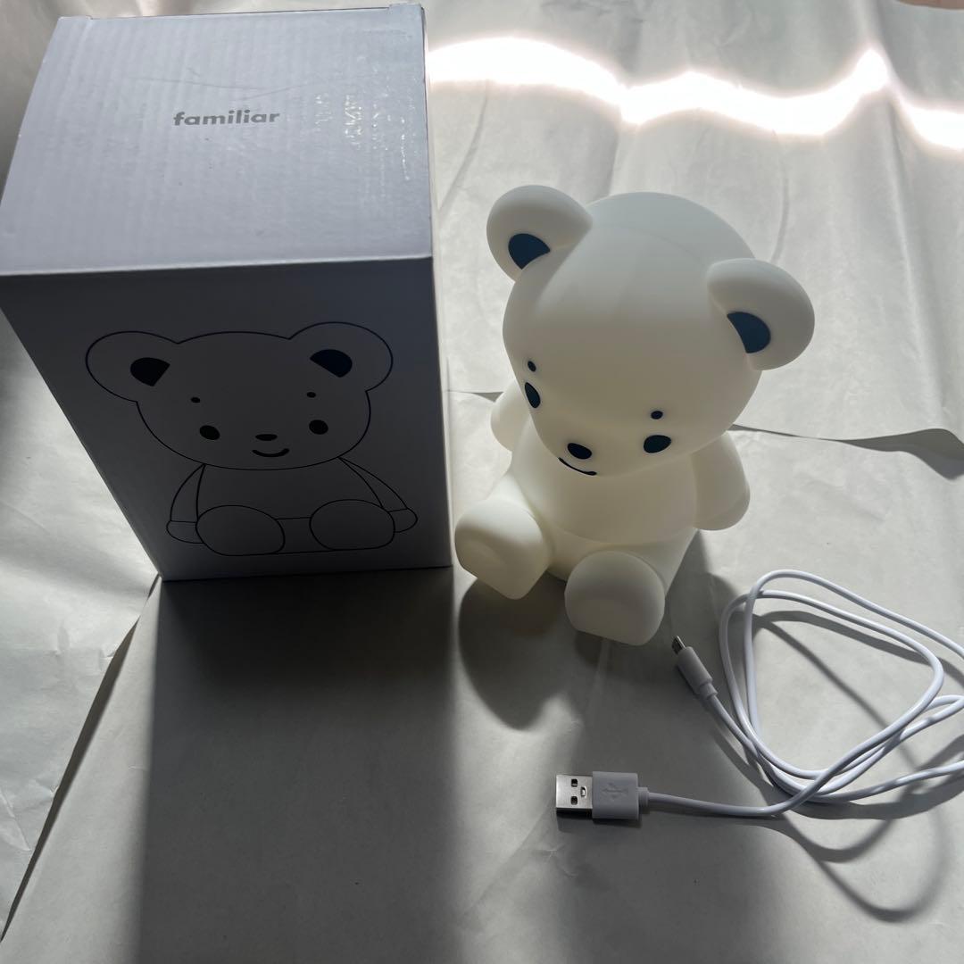最終値下げ ファミリア シリコンライト familiar クマ 美品