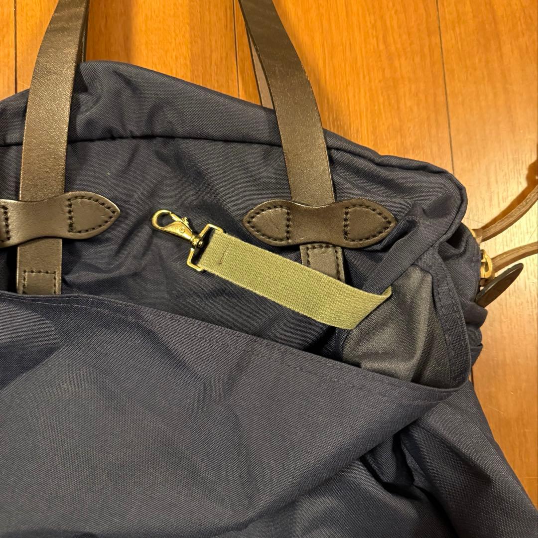 美品 フィルソン FILSONナイロンジップトートネイビー　USA製