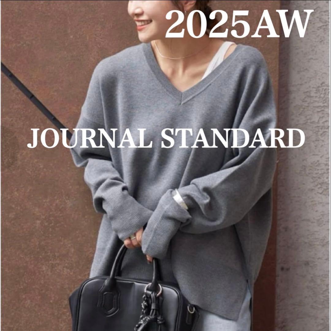 【美品】ジャーナルスタンダード⭐︎ウォッシャブルTEXBRID Vプルオーバー