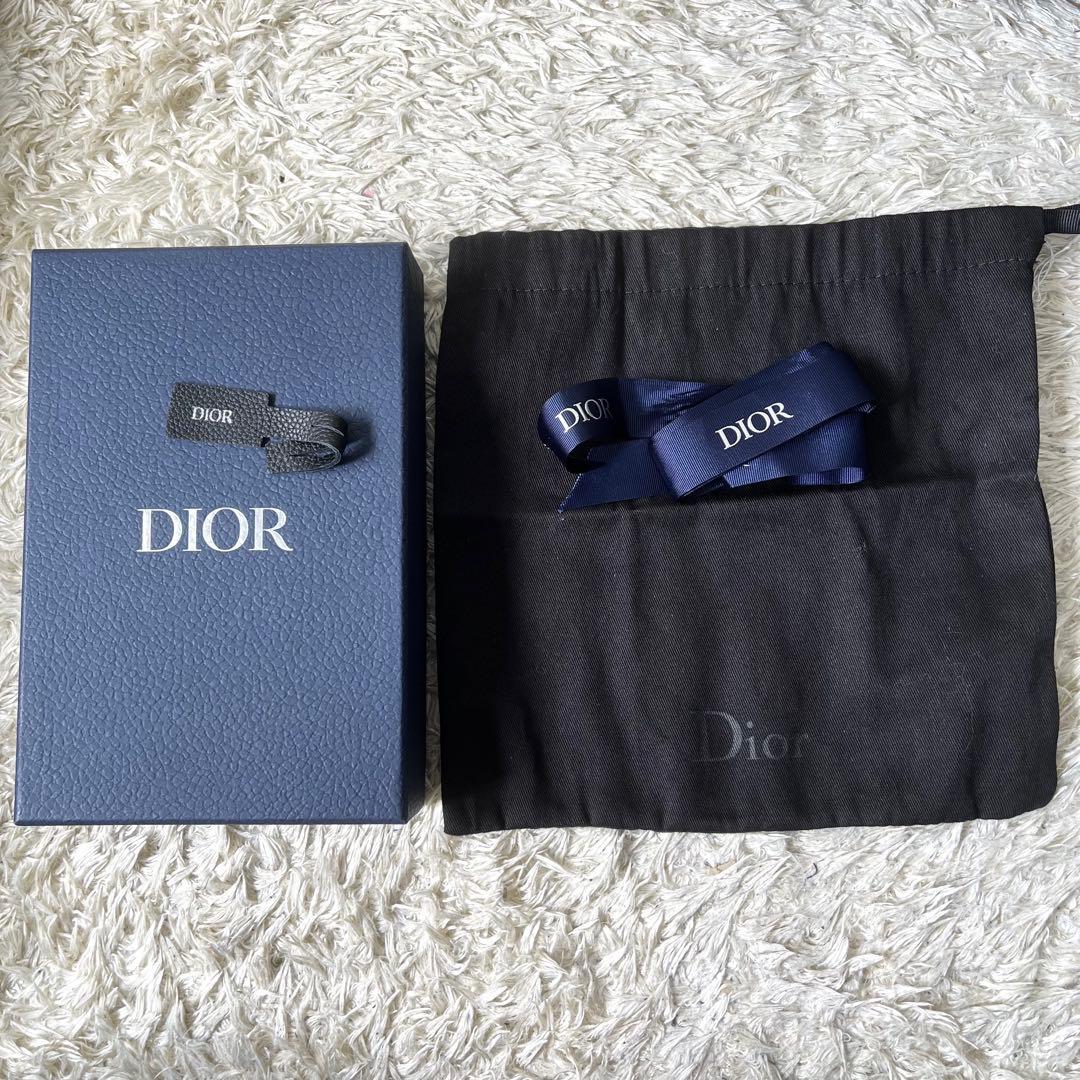 ディオール　ベルト　CDロゴ　リバーシブル　レザー　ブラック　紺色　イタリア製