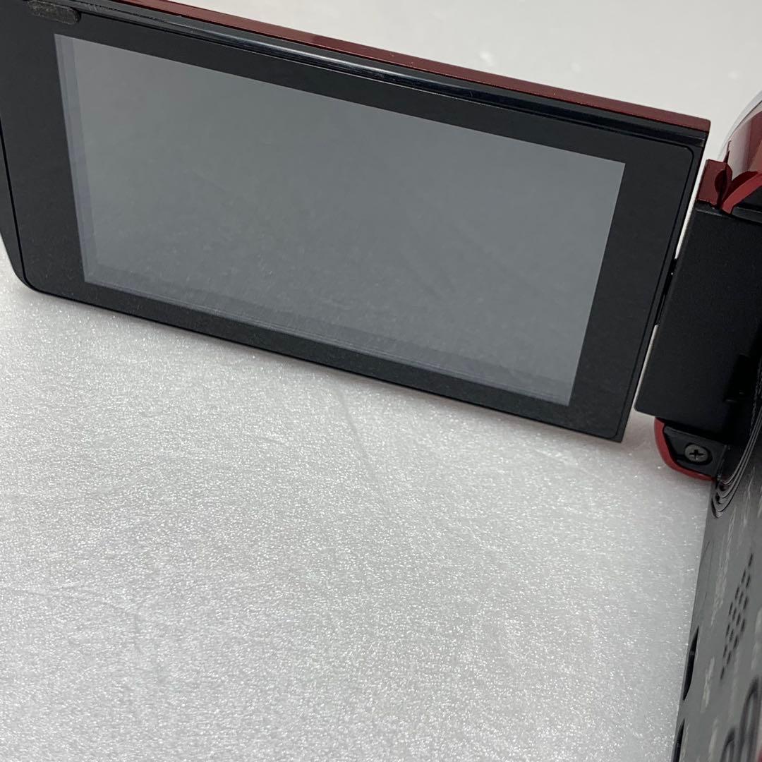 良品 JVC GZ-HM155 ビデオカメラ ワインレッド SDカード×2
