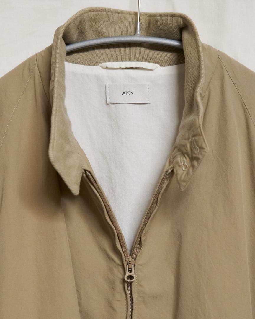 ATON エイトン GIZA WEATHER HARRINGTON JACKET