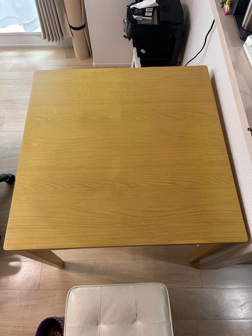 木製ダイニングテーブル こたつ　近々処分予定