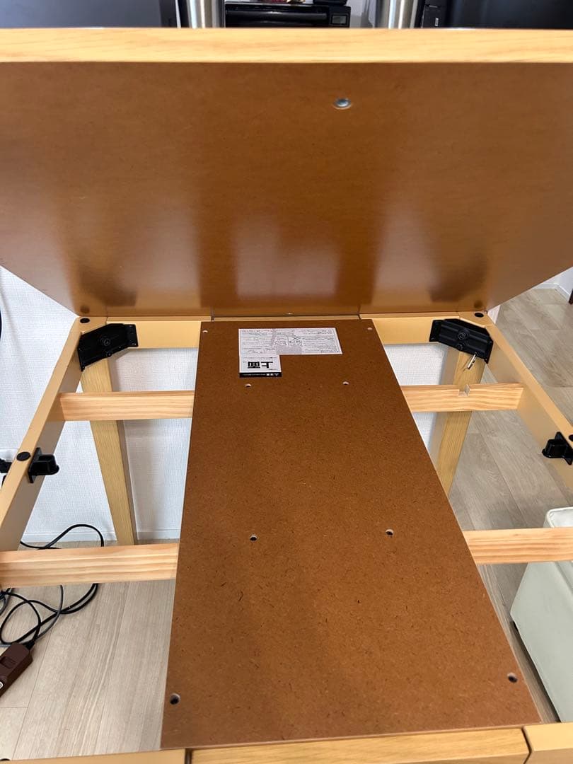 木製ダイニングテーブル こたつ　近々処分予定