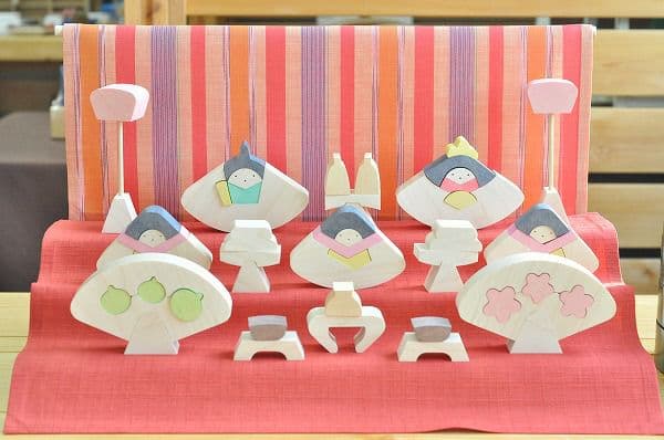 小黒三郎　円びな三段飾り(小)