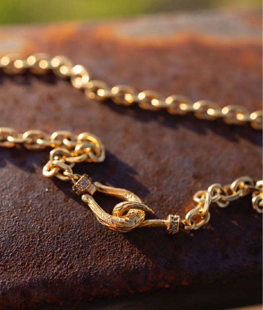 IRIEBEACH Horseshoe×Fish hook ネックレス