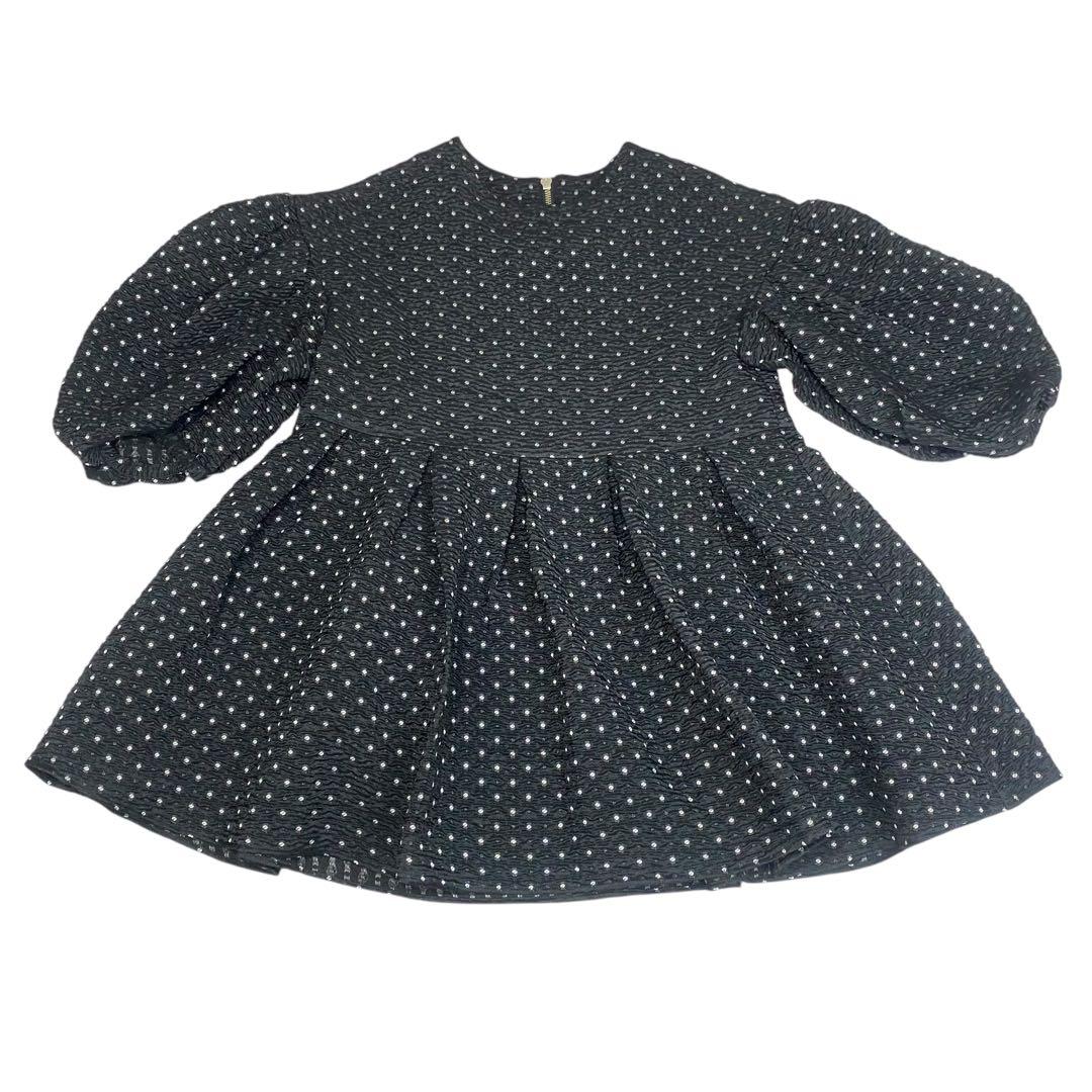 bluelea ブルレア　ジャガードブラウス