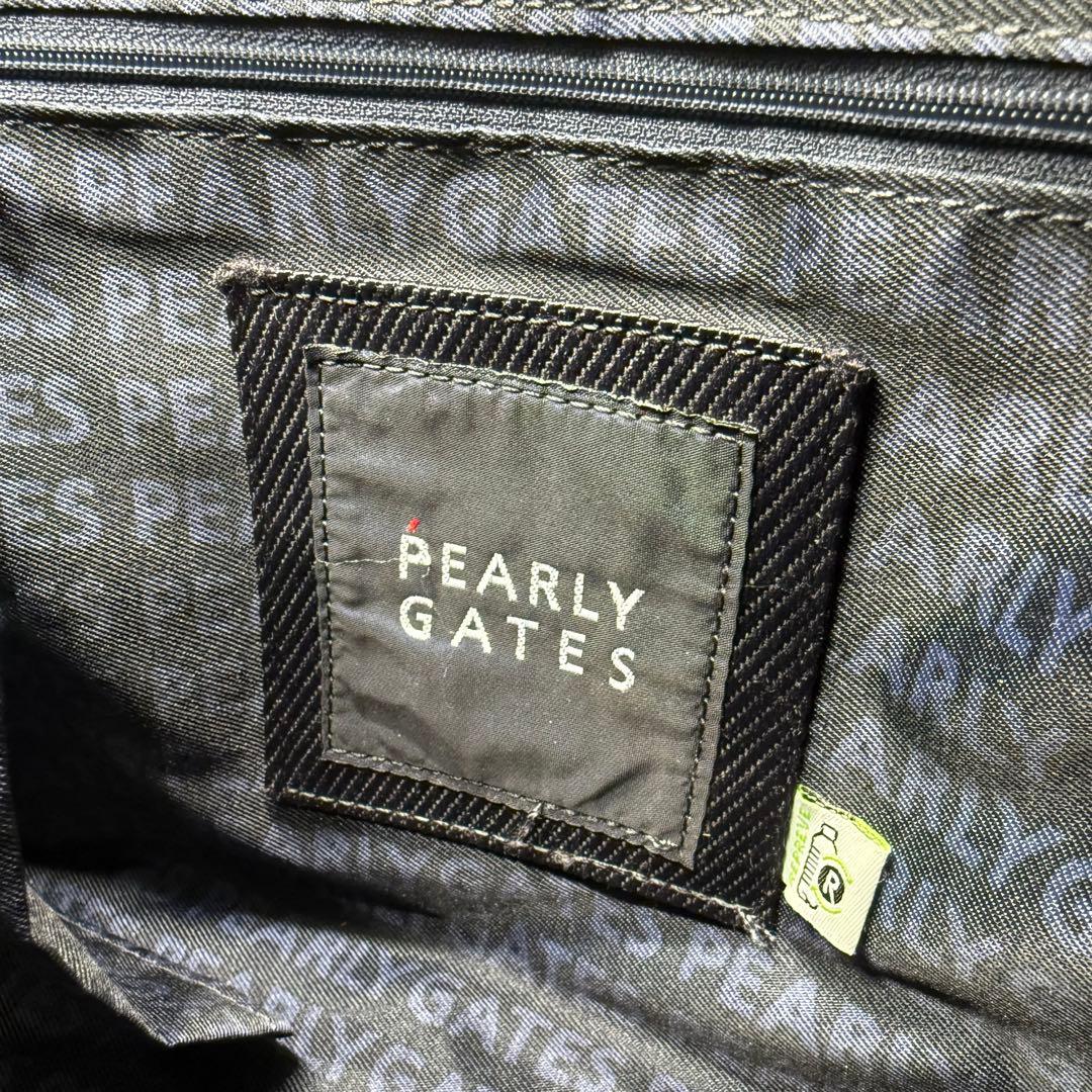 未使用品‼️【PEARLY GATES】定番ロゴゴルフカートバックネイビー男女兼用