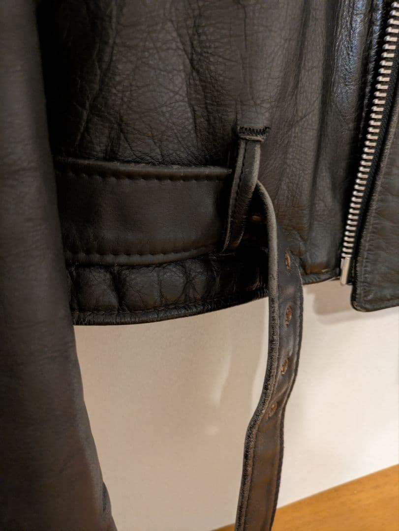 【米国製】size 40 schott ダブル ライダース 618 黒 ブラック