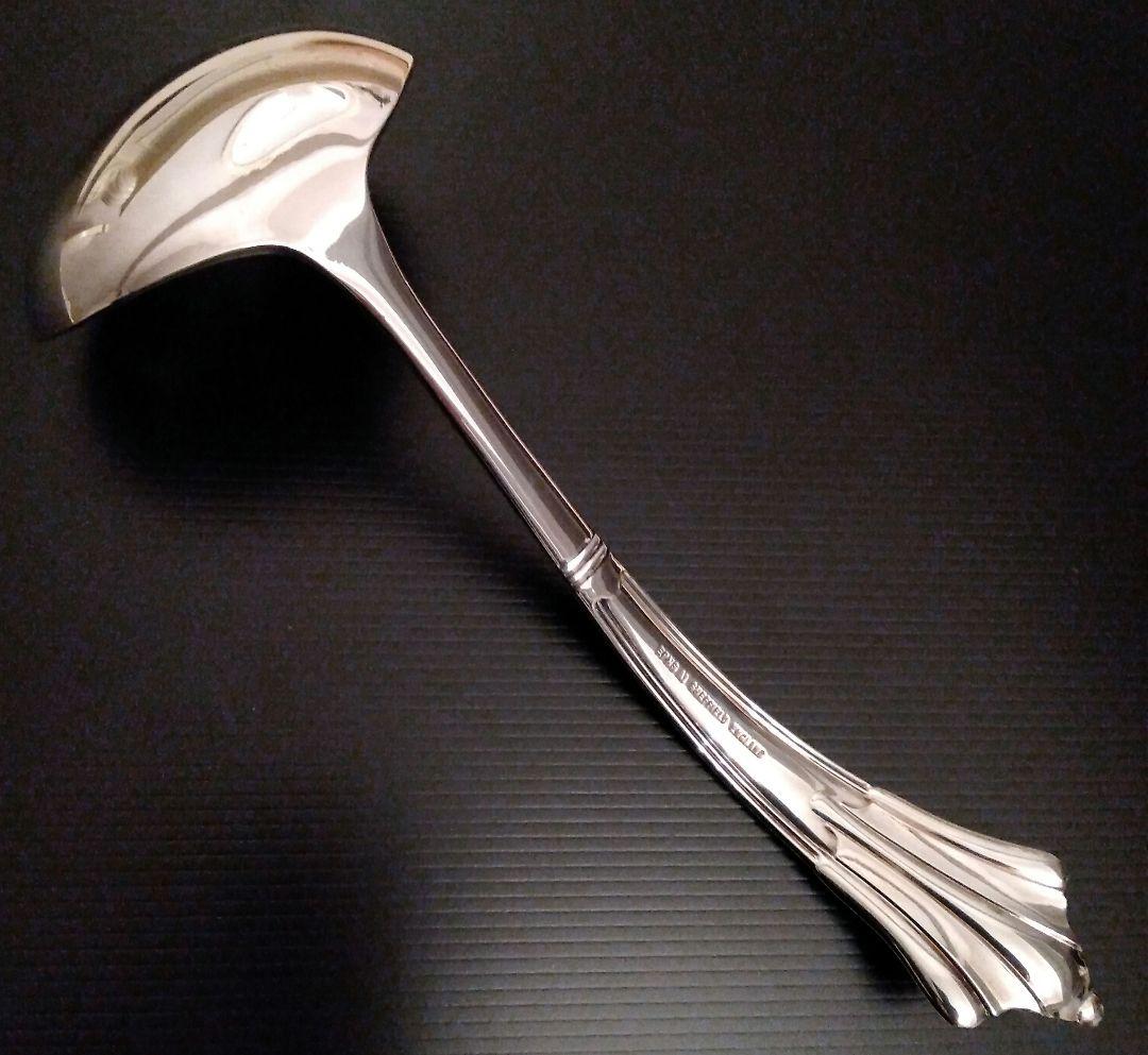 未使用品✨英国製/シルバーコーティング・ソースレードル