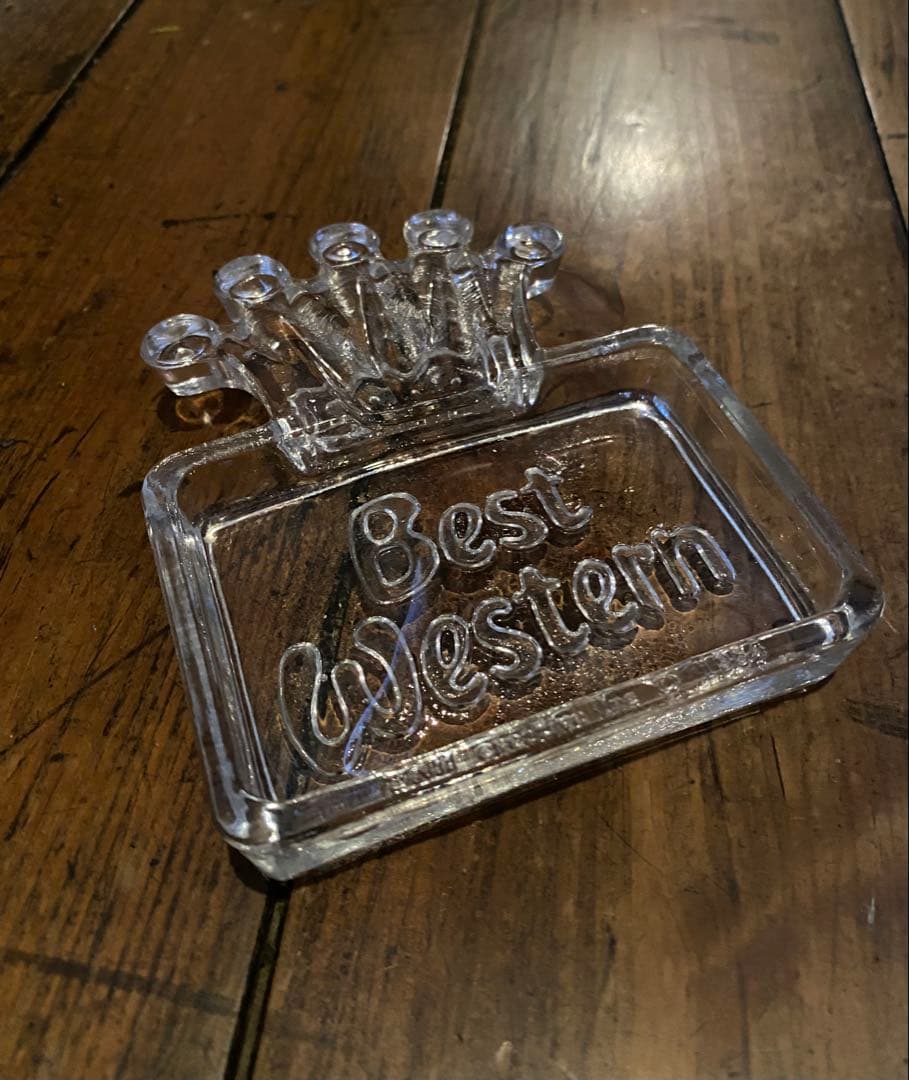 USA ヴィンテージ 灰皿 ベストウエスタン モーテル アメリカ 小物入れ