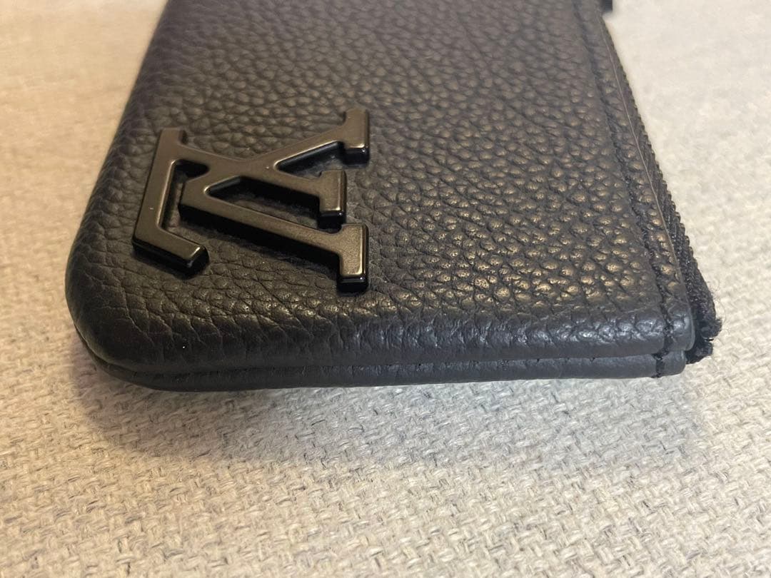 LOUIS VUITTON ブラック アエログラム ポシェット　クレケース