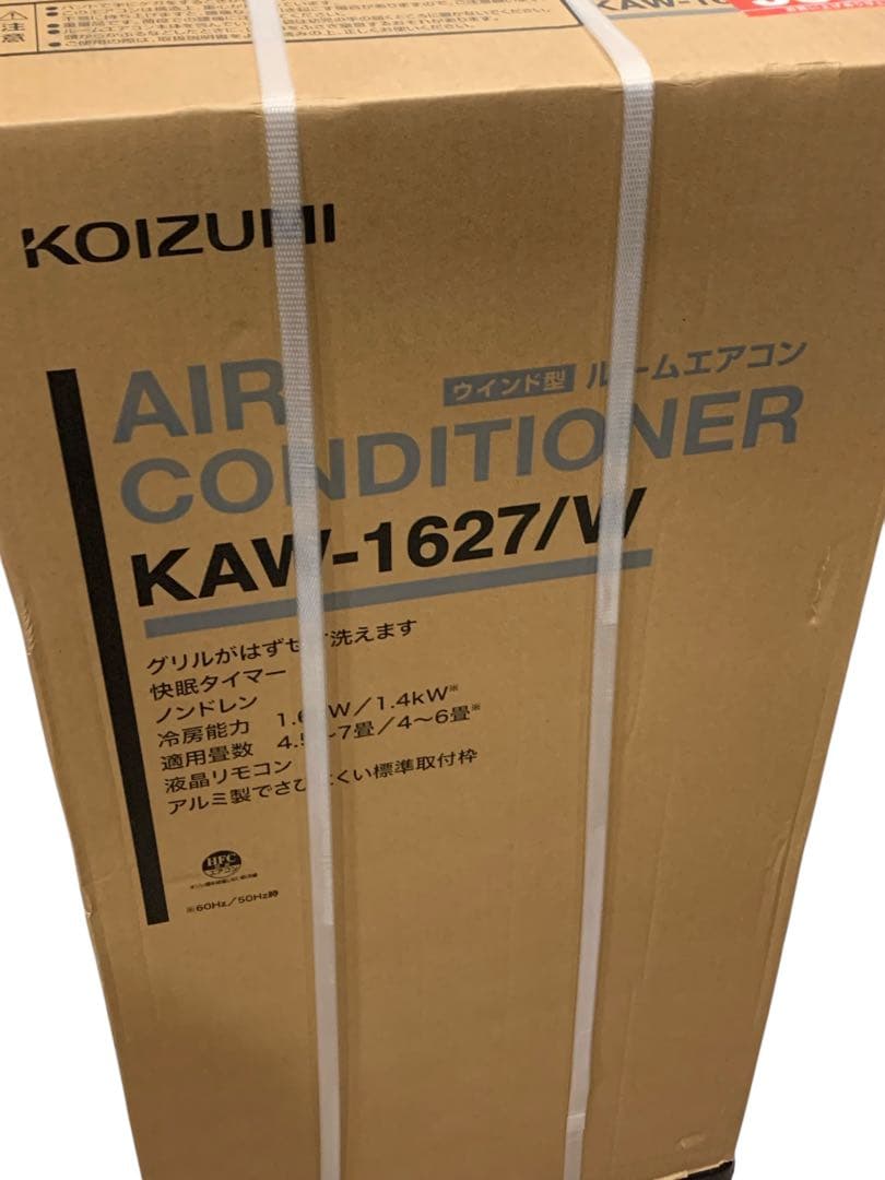 コイズミ ルームエアコン 窓用 KAW-1627 新品