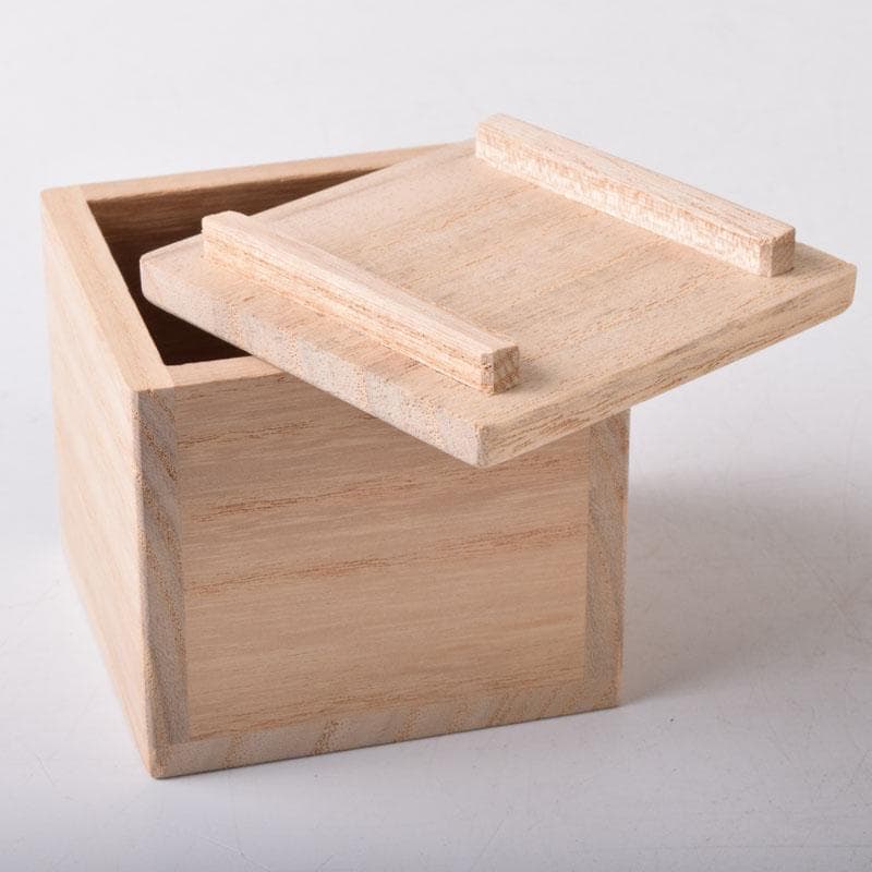 茶道具　山中塗　中嶋宗峰作　桜材　蟹蒔絵　下膨形香合　共箱　V　7507