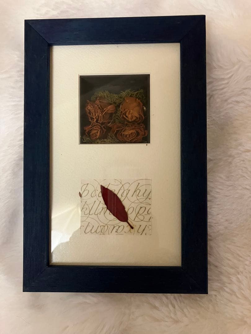 お値下げ　ヴィンテージ一品ものロンドンコベントガーデン　ドライフラワーフレーム