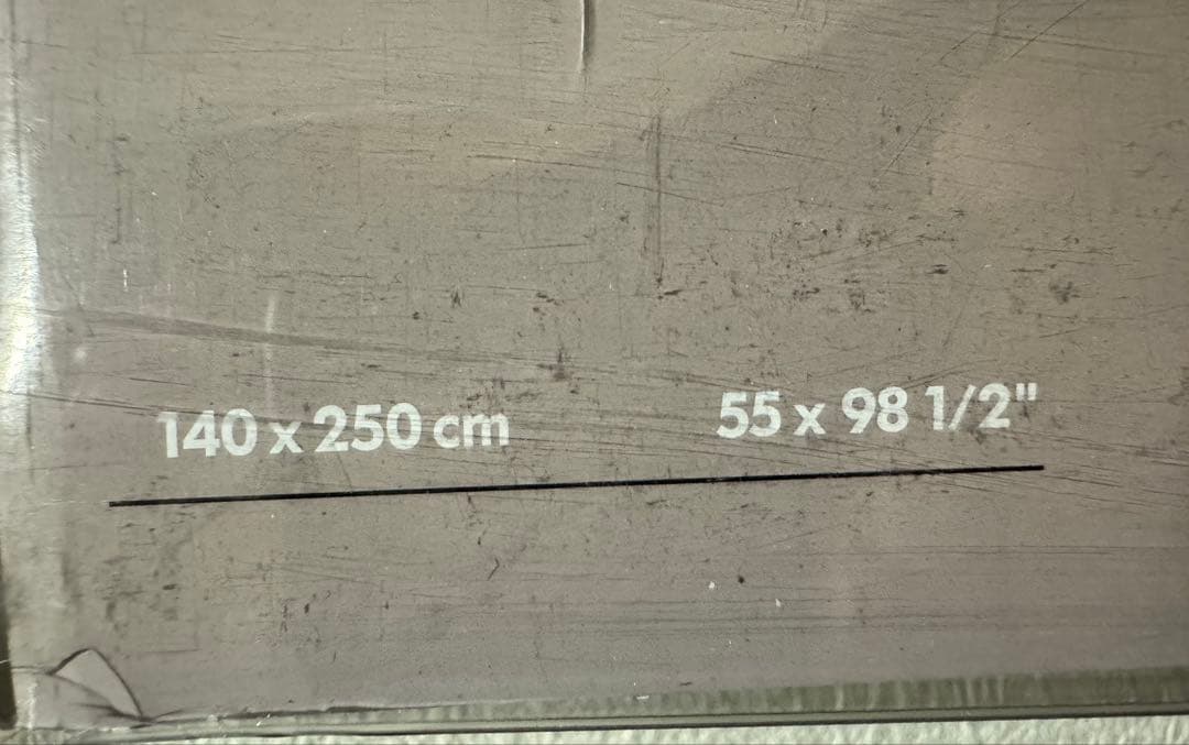 イケアのハードウッドブラインド Älmhult 140/250