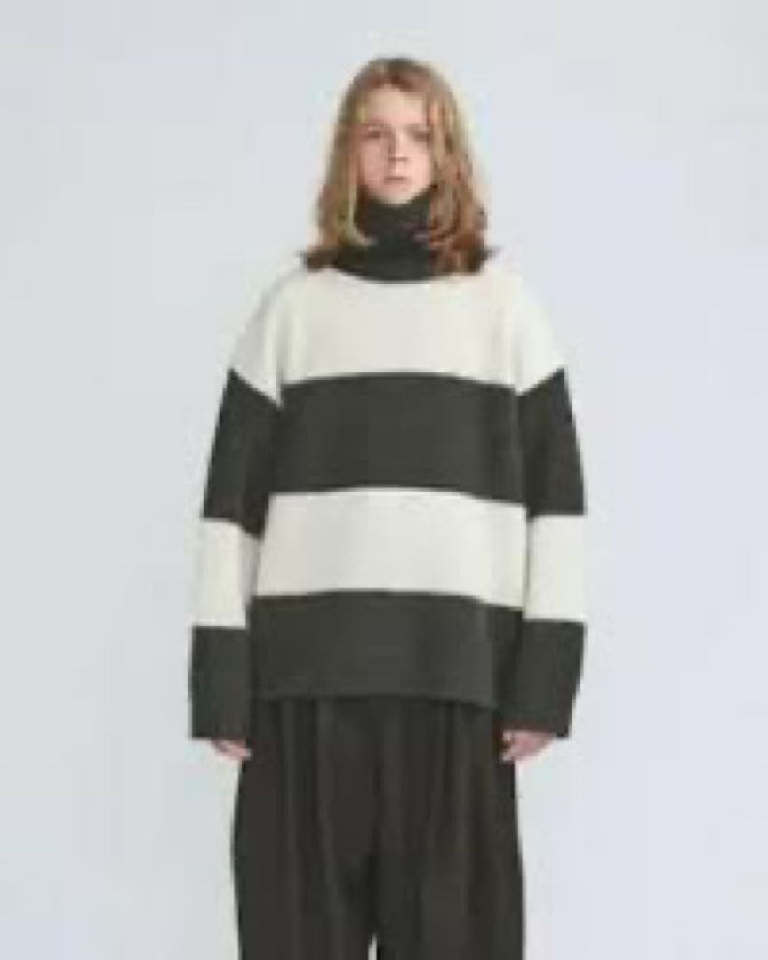 lad musicianオーバーサイズタートルネックセーター