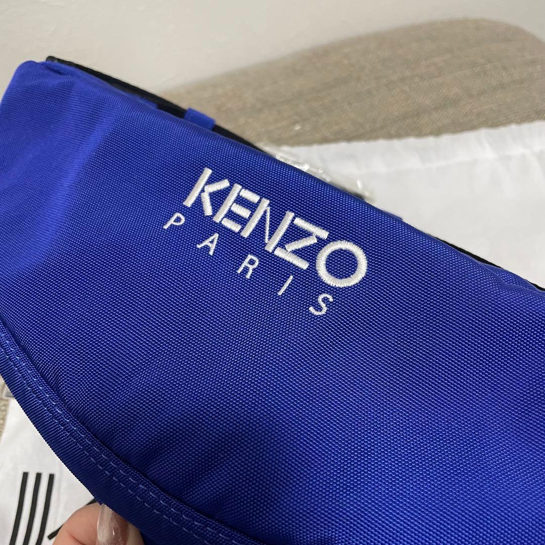 KENZO ボディバッグ 虎刺繍 青 ショルダーバッグ　新品未使用