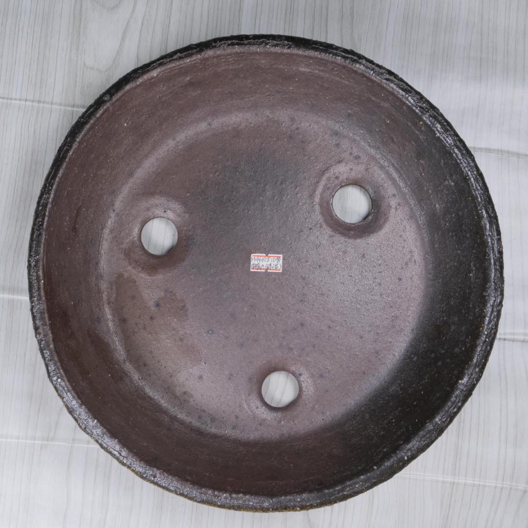 【週末セール】凡才① 南蛮皿 10号30cm 盆栽鉢 山野草鉢