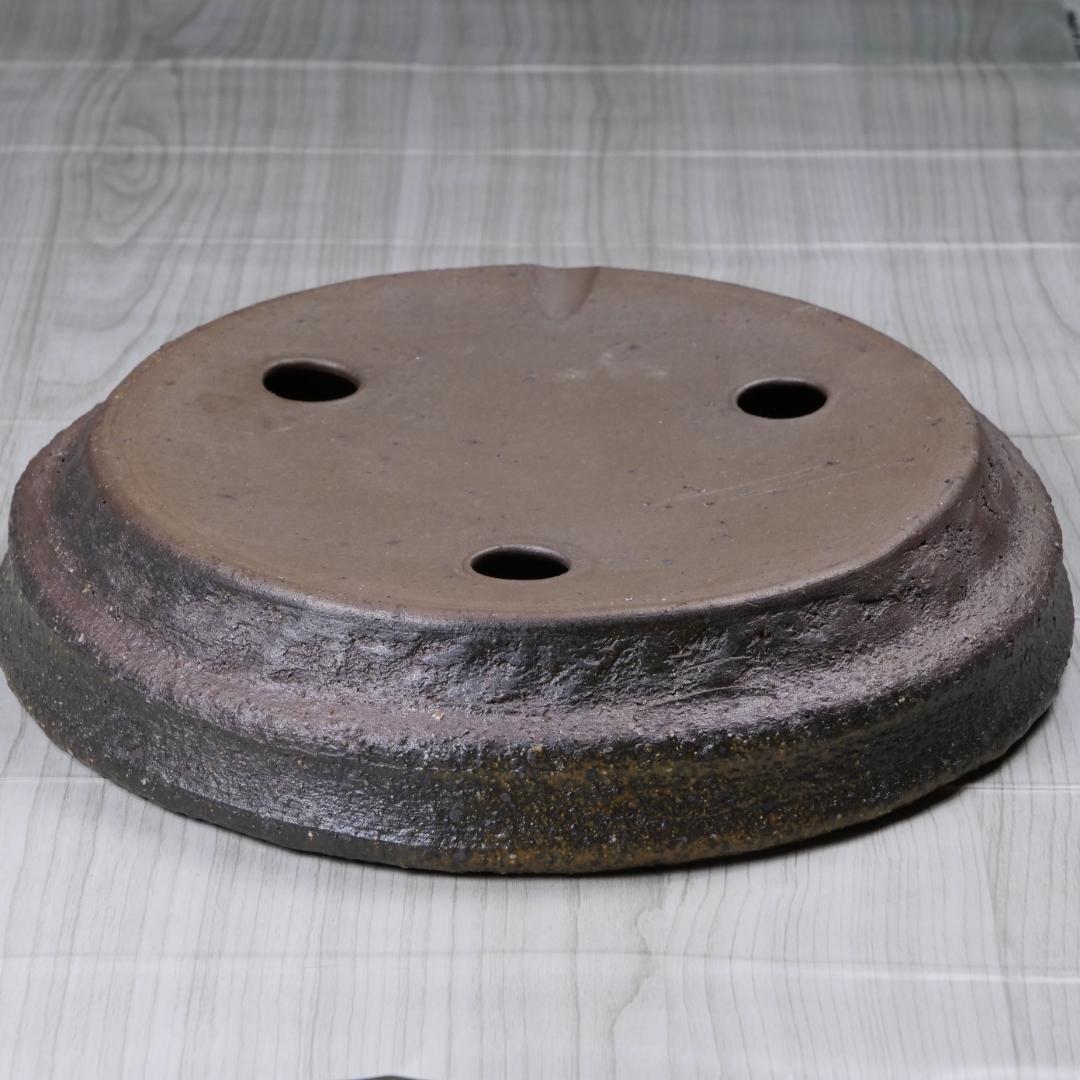 【週末セール】凡才① 南蛮皿 10号30cm 盆栽鉢 山野草鉢