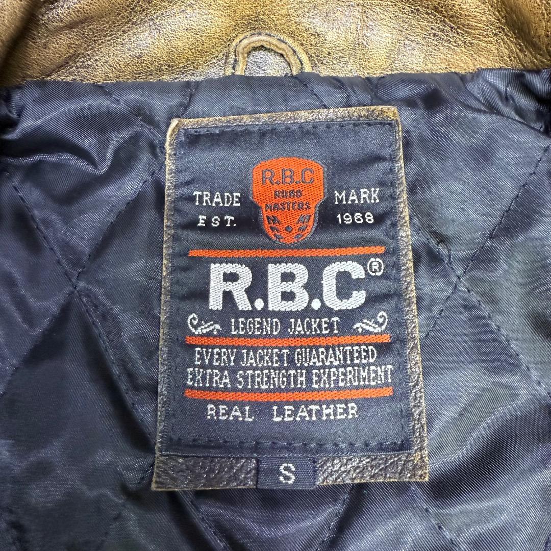 ◉A前c1004 R.B.C. レジェンド ジャケット シングルライダース S